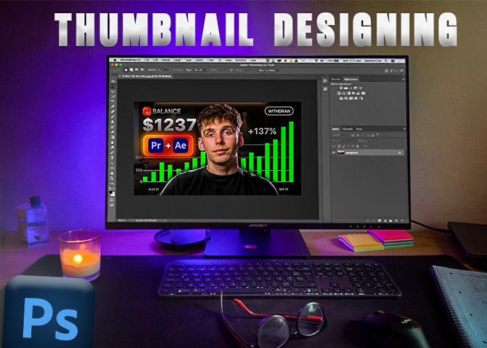 Thumbnail Design online course thumbnail