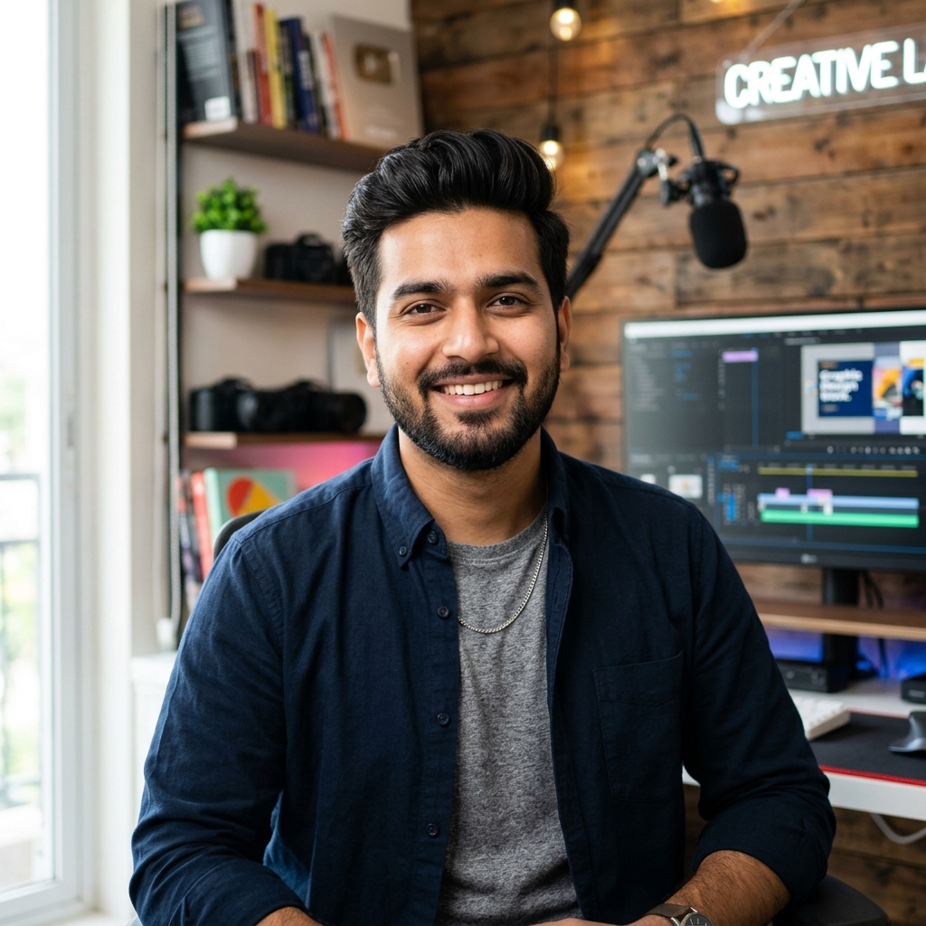 Divyansh Bhargav, Graphic Designer & Video Editor at Webhi5